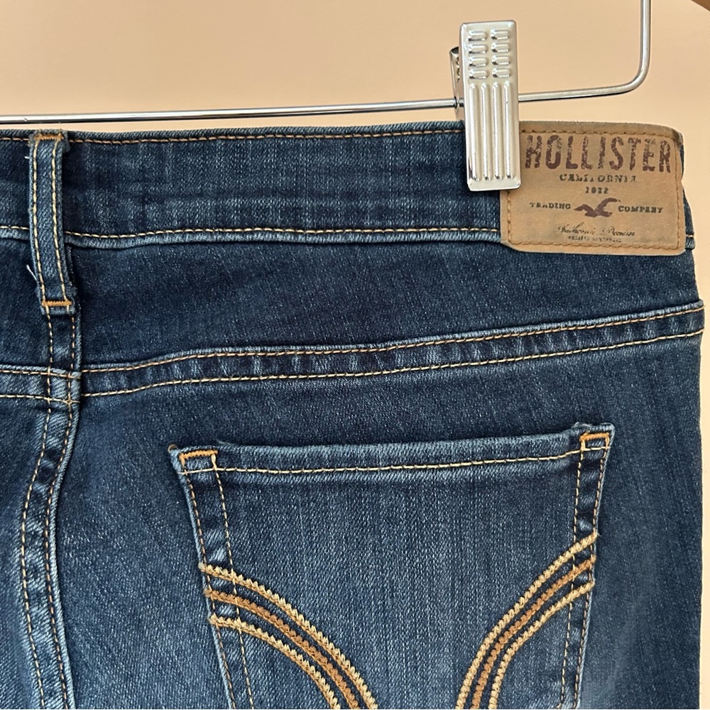 Hollister Y2K Straight Jeans W27 L30 | Women Size 5S | Low Rise Distressed Denim - Picture 7 of 16